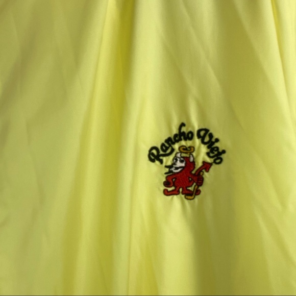 Yellow Vintage Izod Rancho Viejo windbreaker coat - Picture 10 of 15
